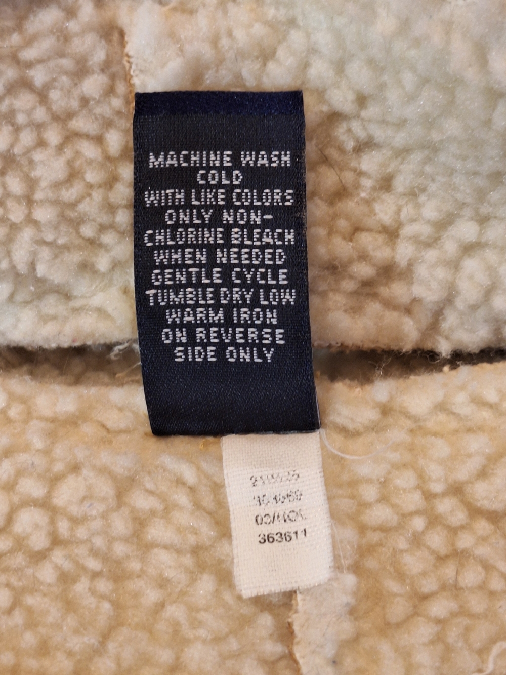 GAP Tan Suede-Look Sherpa Bucket Hat Unisex - Picture 6 of 9